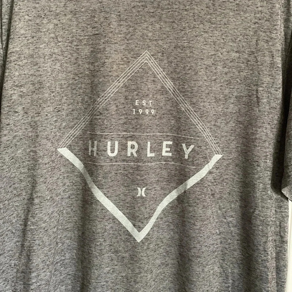 EUC MENS HURLEY GREY GRAPHIC T-SHIRT SIZE XL - Picture 2 of 6